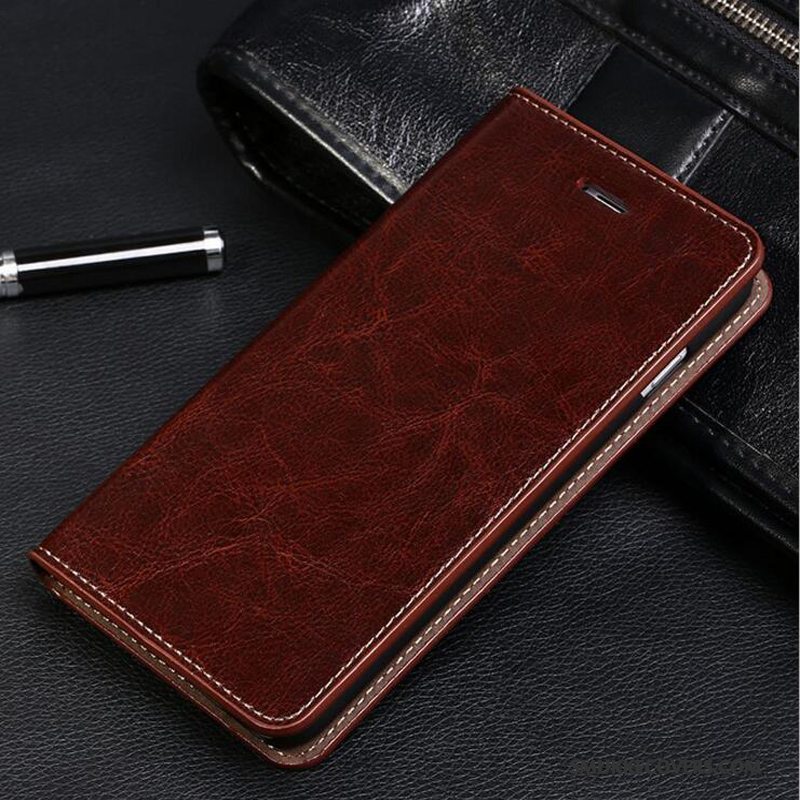 Etui iPhone 6/6s Folio Business Telefon, Cover iPhone 6/6s Beskyttelse Anti-fald Rød