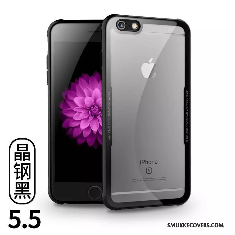 Etui iPhone 6/6s Plus Beskyttelse Hærdet Glas Telefon, Cover iPhone 6/6s Plus Elskeren Hvid