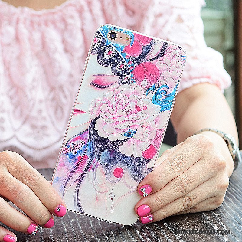 Etui iPhone 6/6s Plus Farve Af Personlighed Beijing Opera, Cover iPhone 6/6s Plus Kreativ Telefonfacebook