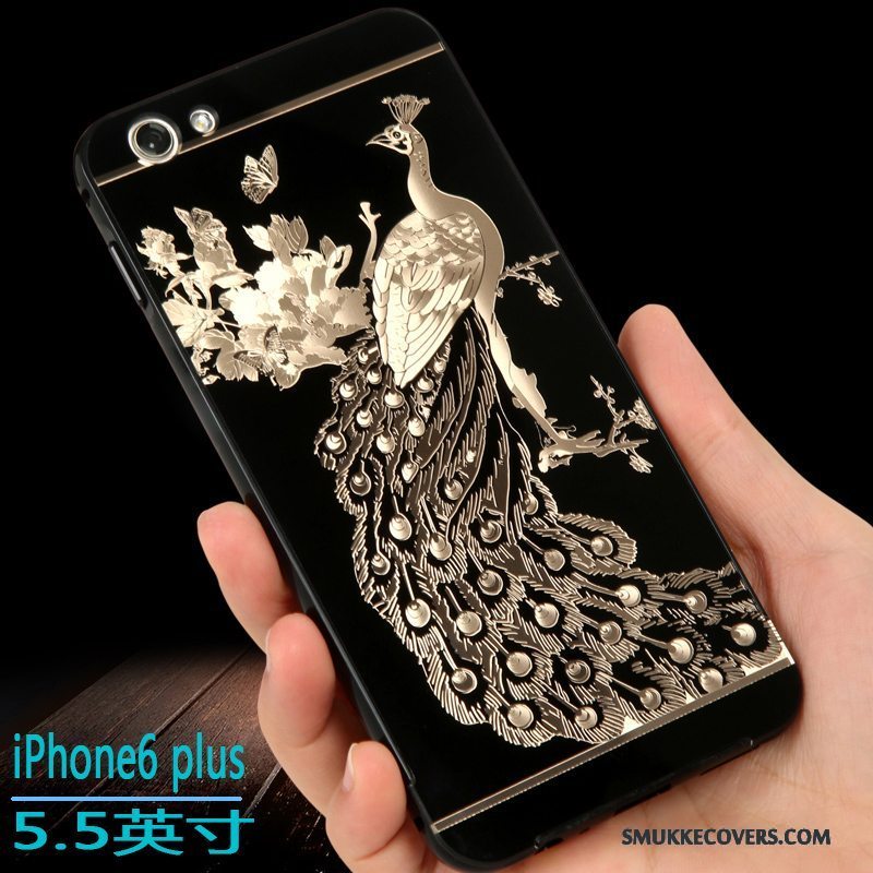 Etui iPhone 6/6s Plus Kreativ Anti-fald Ramme, Cover iPhone 6/6s Plus Metal Hård Telefon
