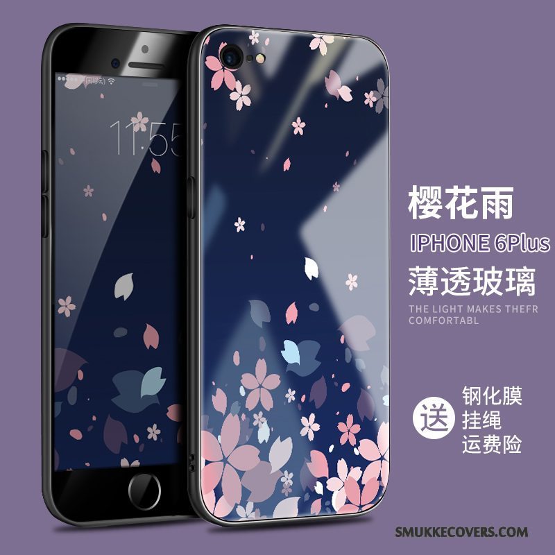 Etui iPhone 6/6s Plus Luksus Glas Trend, Cover iPhone 6/6s Plus Tasker Rød Anti-fald