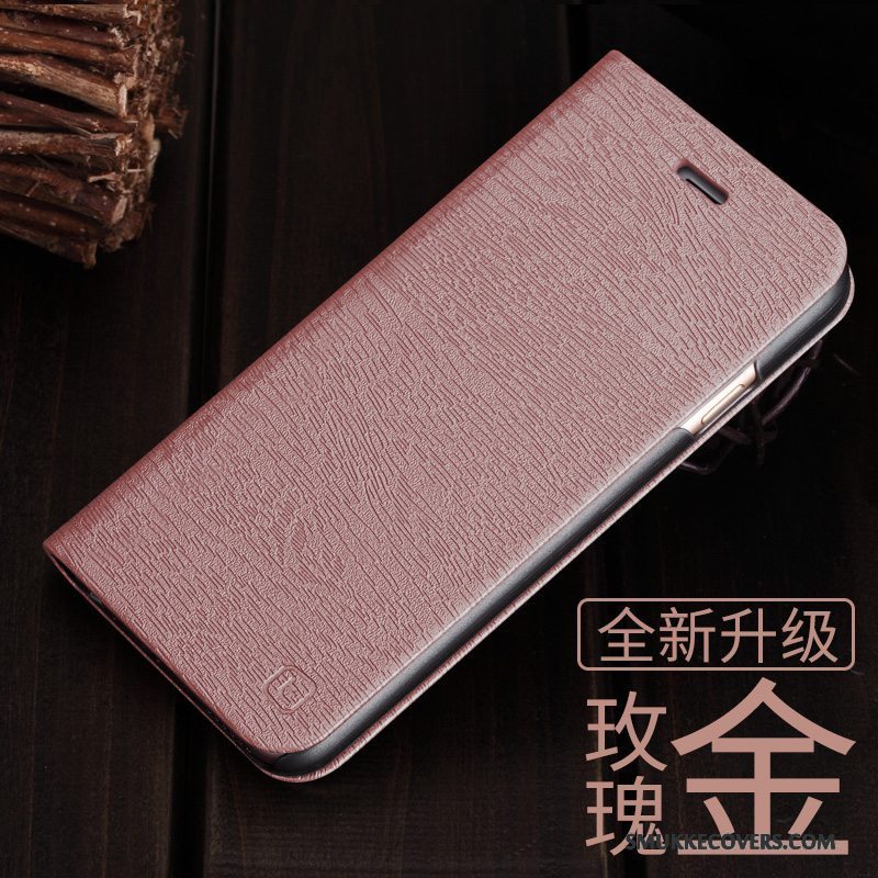 Etui iPhone 6/6s Plus Læder Mønster Trend, Cover iPhone 6/6s Plus Folio Lyserød Anti-fald