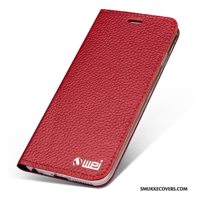 Etui iPhone 6/6s Plus Læder Rød Telefon, Cover iPhone 6/6s Plus