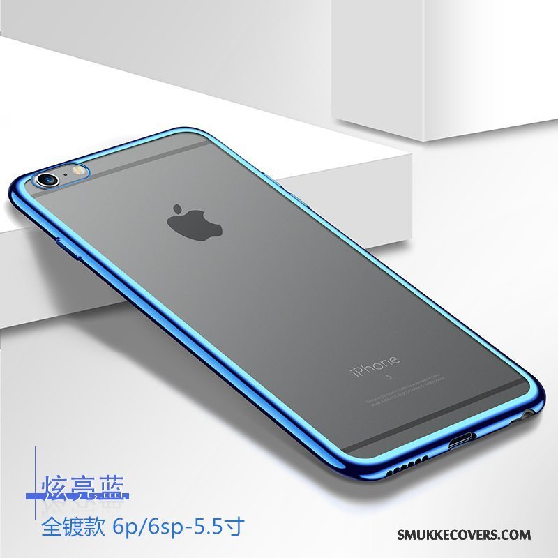 Etui iPhone 6/6s Plus Silikone Belægning Gennemsigtig, Cover iPhone 6/6s Plus Trend Ny