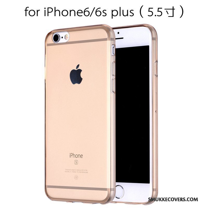 Etui iPhone 6/6s Plus Silikone Grøn Af Personlighed, Cover iPhone 6/6s Plus Blød Pu Telefon