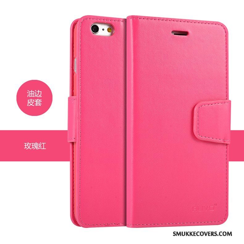 Etui iPhone 6/6s Plus Silikone Lilla Telefon, Cover iPhone 6/6s Plus Folio