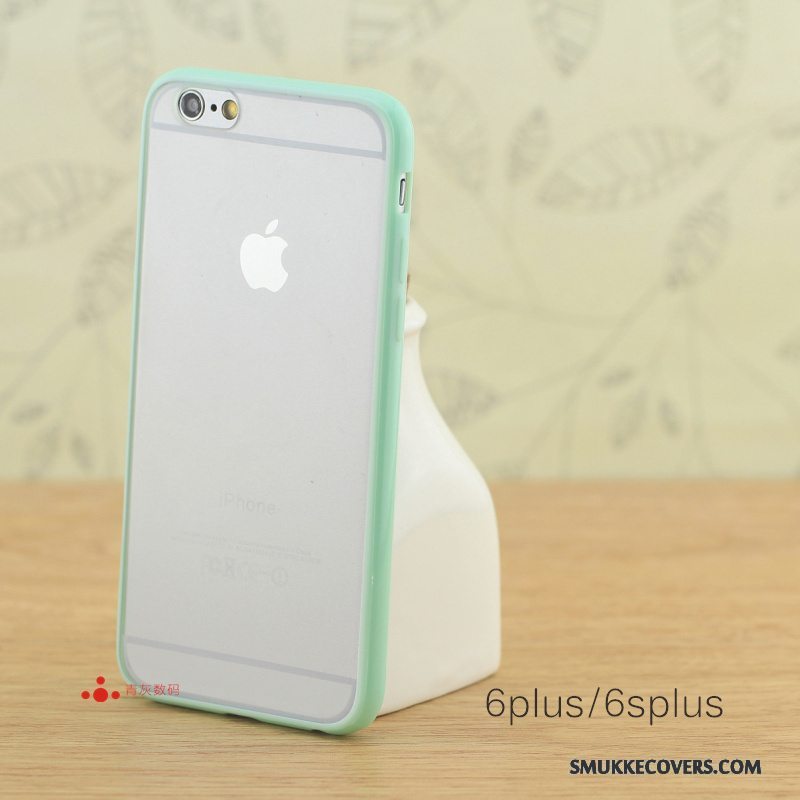 Etui iPhone 6/6s Plus Silikone Telefonlilla, Cover iPhone 6/6s Plus Beskyttelse Lille Sektion Frisk