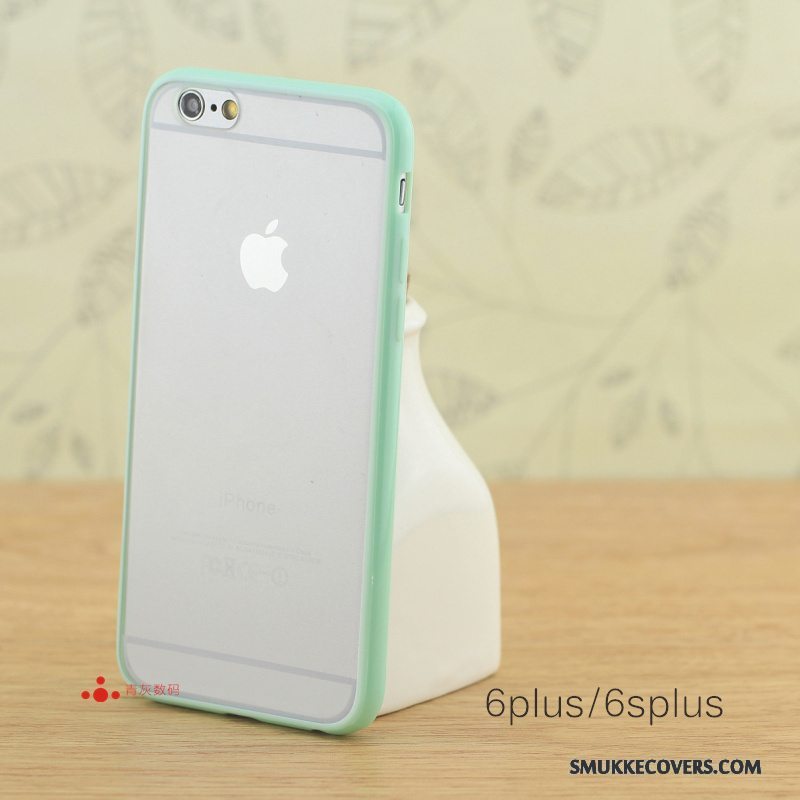 Etui iPhone 6/6s Plus Silikone Telefonlilla, Cover iPhone 6/6s Plus Beskyttelse Lille Sektion Frisk