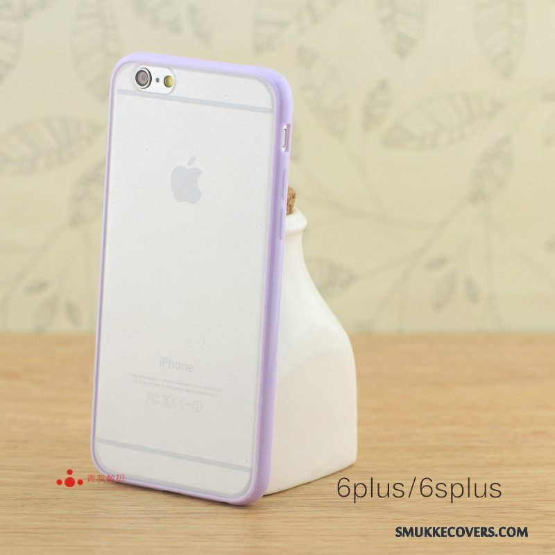 Etui iPhone 6/6s Plus Silikone Telefonlilla, Cover iPhone 6/6s Plus Beskyttelse Lille Sektion Frisk