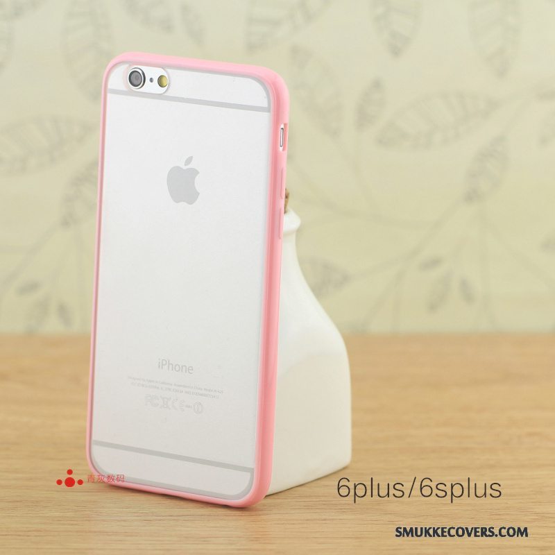 Etui iPhone 6/6s Plus Silikone Telefonlilla, Cover iPhone 6/6s Plus Beskyttelse Lille Sektion Frisk