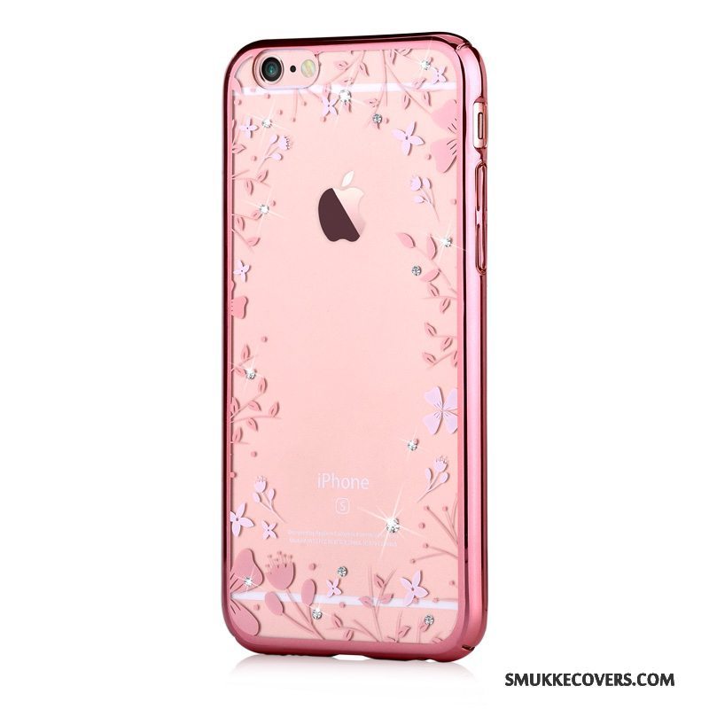 Etui iPhone 6/6s Plus Strass Ny Lyserød, Cover iPhone 6/6s Plus Beskyttelse Hård Telefon