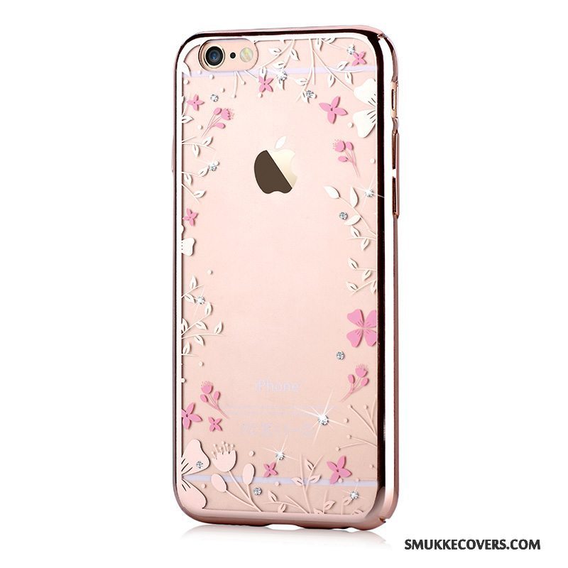 Etui iPhone 6/6s Plus Strass Ny Lyserød, Cover iPhone 6/6s Plus Beskyttelse Hård Telefon