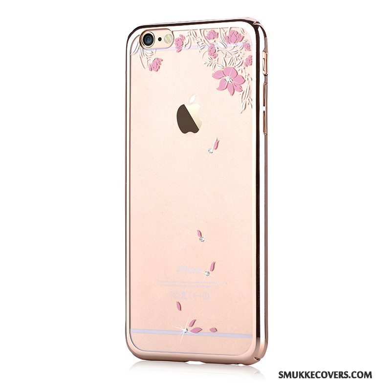 Etui iPhone 6/6s Plus Strass Ny Lyserød, Cover iPhone 6/6s Plus Beskyttelse Hård Telefon