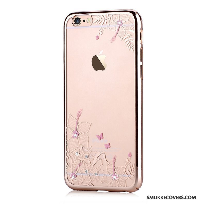 Etui iPhone 6/6s Plus Strass Ny Lyserød, Cover iPhone 6/6s Plus Beskyttelse Hård Telefon