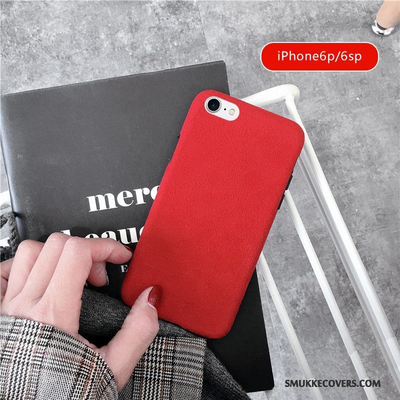 Etui iPhone 6/6s Plus Tasker Af Personlighed Solid Farve, Cover iPhone 6/6s Plus Farve Simple Telefon