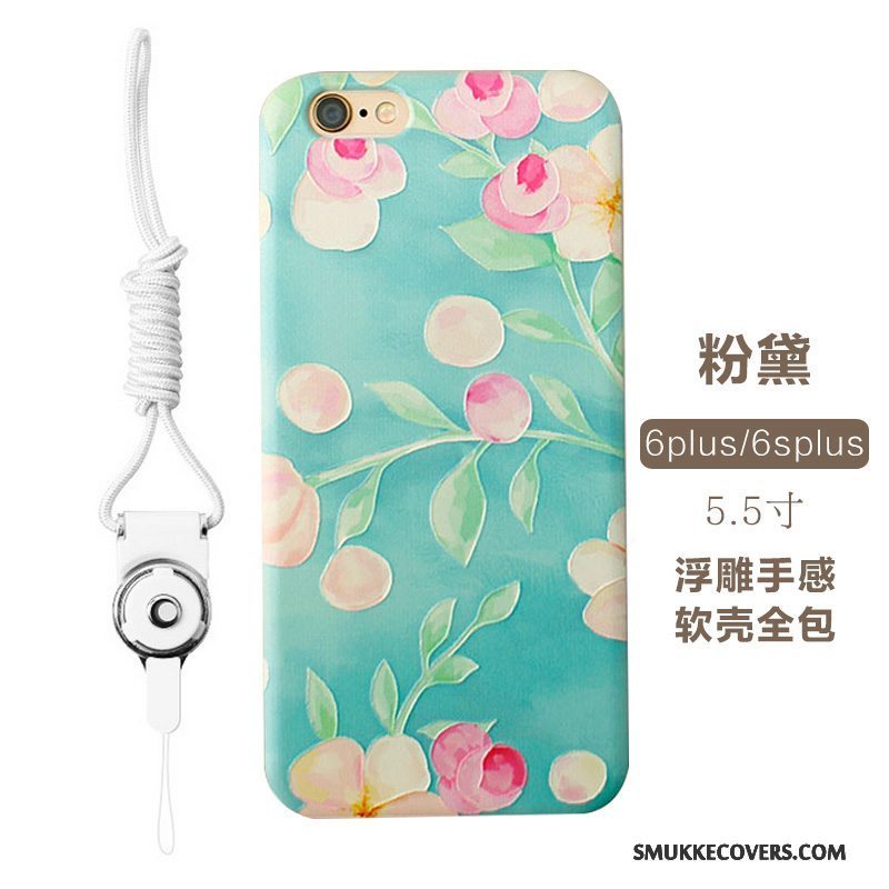 Etui iPhone 6/6s Plus Tasker Anti-fald Trendy, Cover iPhone 6/6s Plus Blød Telefonblomster