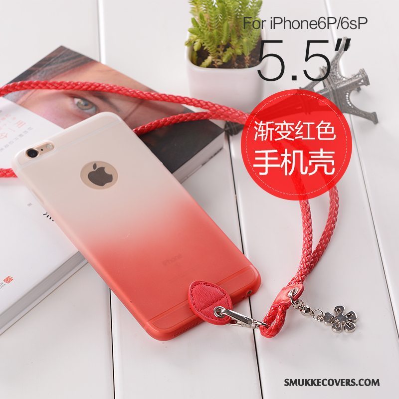 Etui iPhone 6/6s Plus Tasker Hængende Ornamenter Telefon, Cover iPhone 6/6s Plus Rød Trendy
