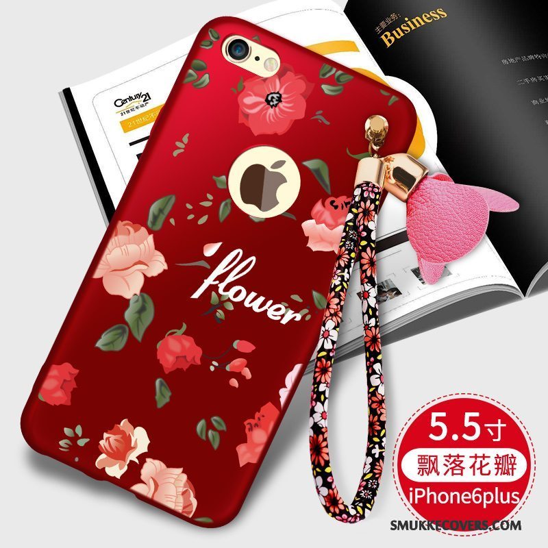 Etui iPhone 6/6s Plus Tasker Telefonaf Personlighed, Cover iPhone 6/6s Plus Silikone Rød Anti-fald