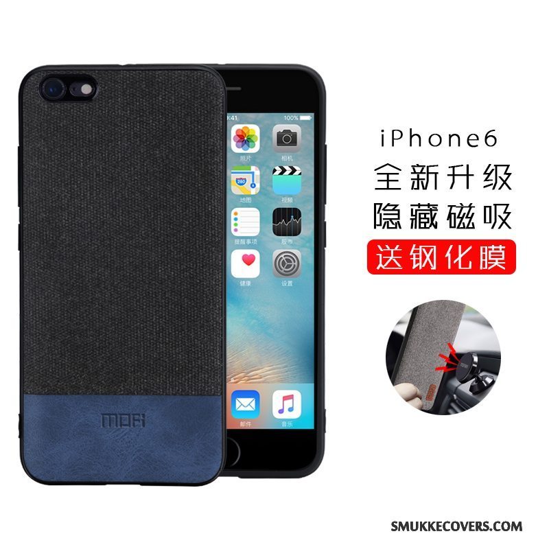 Etui iPhone 6/6s Plus Tasker Trend Anti-fald, Cover iPhone 6/6s Plus Silikone Grå Telefon