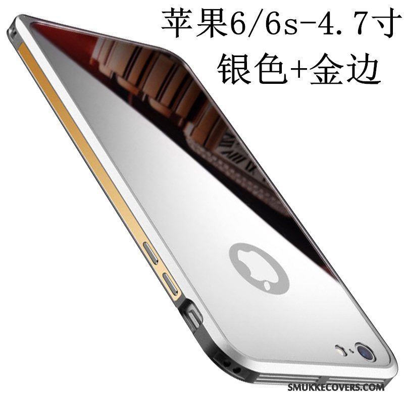 Etui iPhone 6/6s Plus Tasker Tynd Anti-fald, Cover iPhone 6/6s Plus Metal Trend Rød