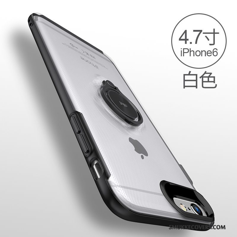 Etui iPhone 6/6s Silikone Ring Anti-fald, Cover iPhone 6/6s Blød Telefonblå