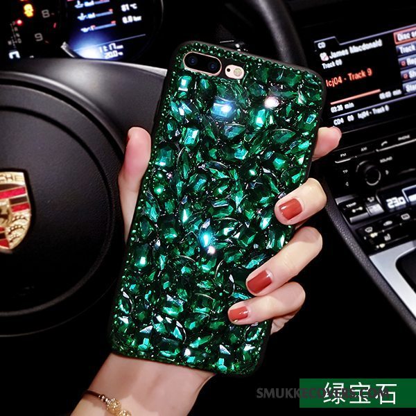 Etui iPhone 6/6s Silikone Rød Anti-fald, Cover iPhone 6/6s Strass Telefoneuropa