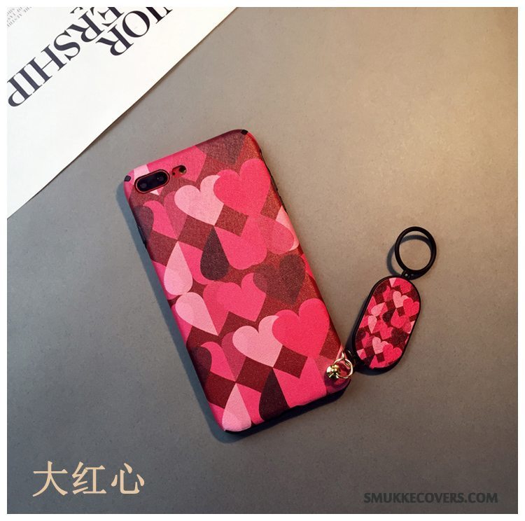 Etui iPhone 6/6s Silke Hjerte Anti-fald, Cover iPhone 6/6s Rød Af Personlighed