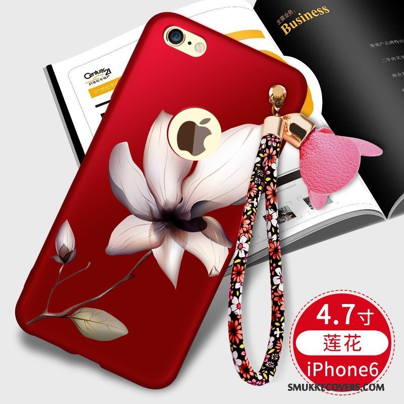 Etui iPhone 6/6s Tasker Af Personlighed Rød, Cover iPhone 6/6s Silikone Telefonanti-fald