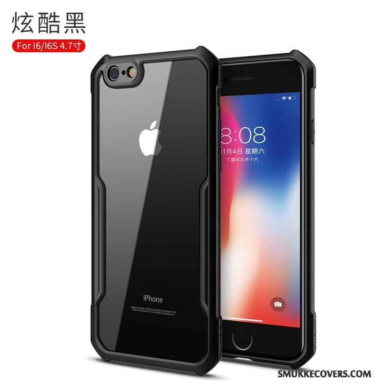 Etui iPhone 6/6s Tasker Anti-fald Telefon, Cover iPhone 6/6s Kreativ Tynd Gennemsigtig