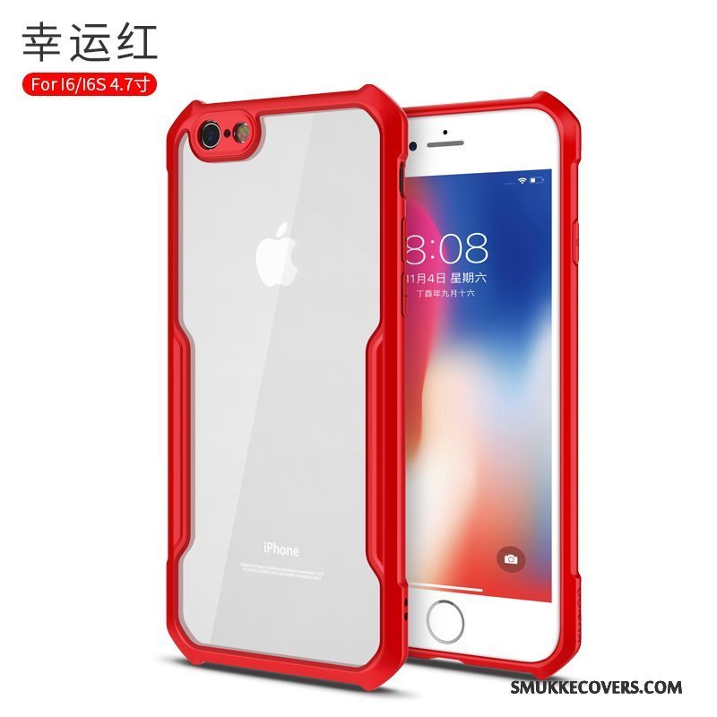 Etui iPhone 6/6s Tasker Anti-fald Telefon, Cover iPhone 6/6s Kreativ Tynd Gennemsigtig