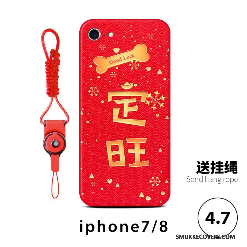 Etui iPhone 6/6s Tasker Hund Joyous, Cover iPhone 6/6s Rød Ny