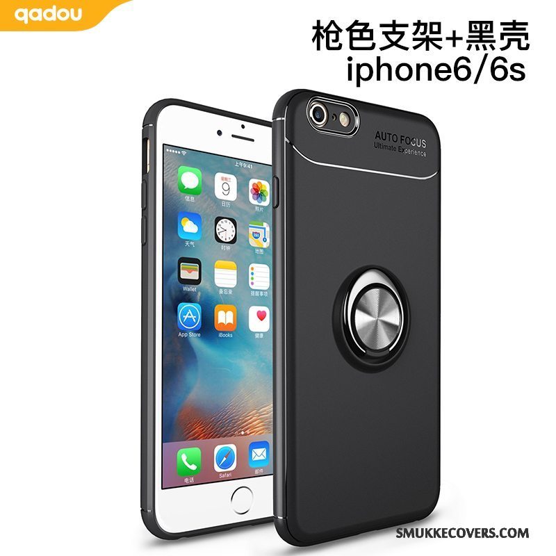 Etui iPhone 6/6s Tasker Magnetisk Telefon, Cover iPhone 6/6s Beskyttelse Bil Ring