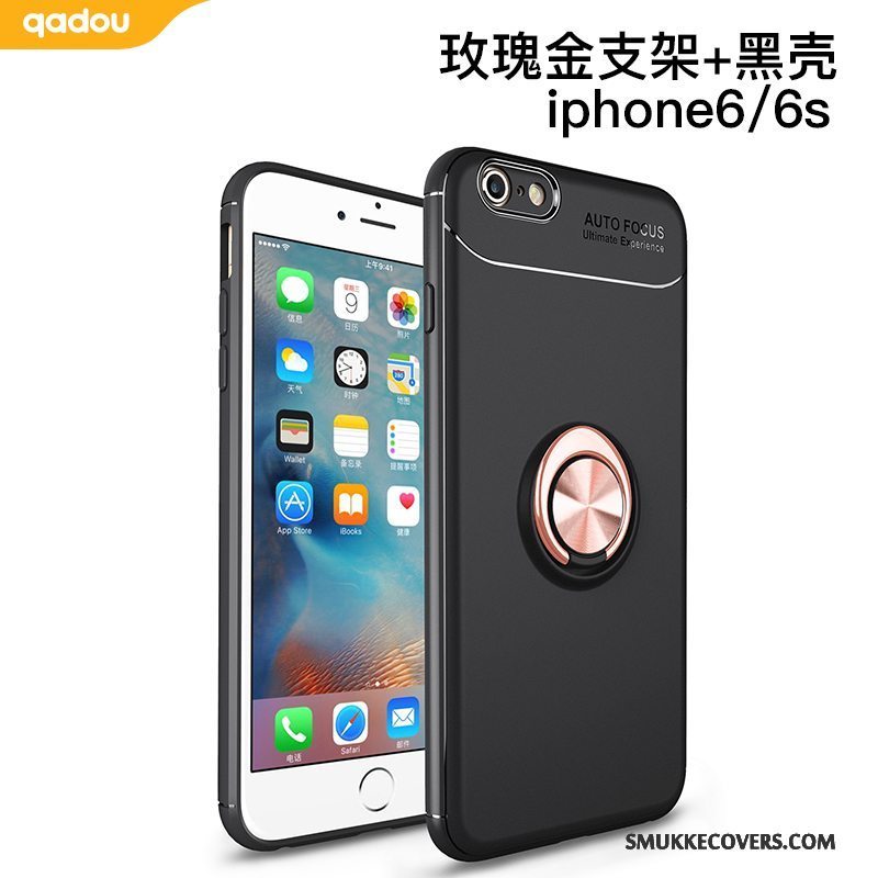 Etui iPhone 6/6s Tasker Magnetisk Telefon, Cover iPhone 6/6s Beskyttelse Bil Ring