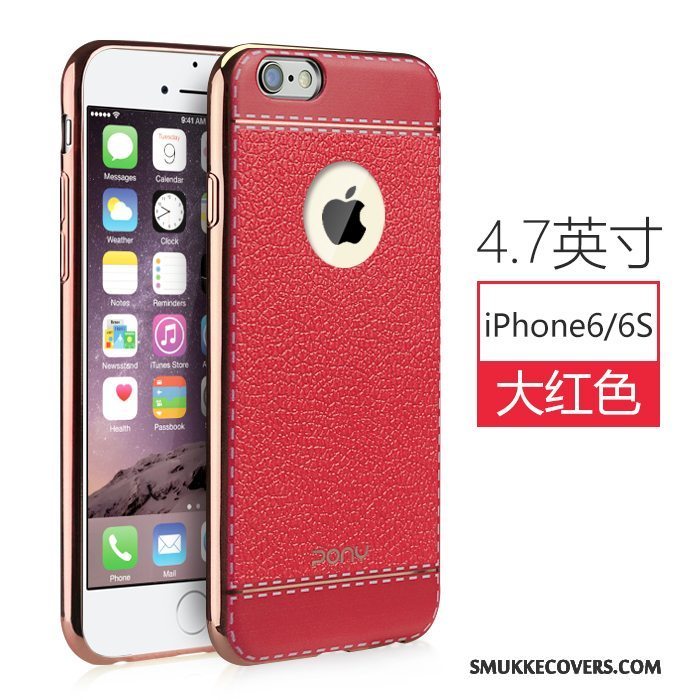 Etui iPhone 6/6s Tasker Ny Rød, Cover iPhone 6/6s Læder Anti-fald Trend