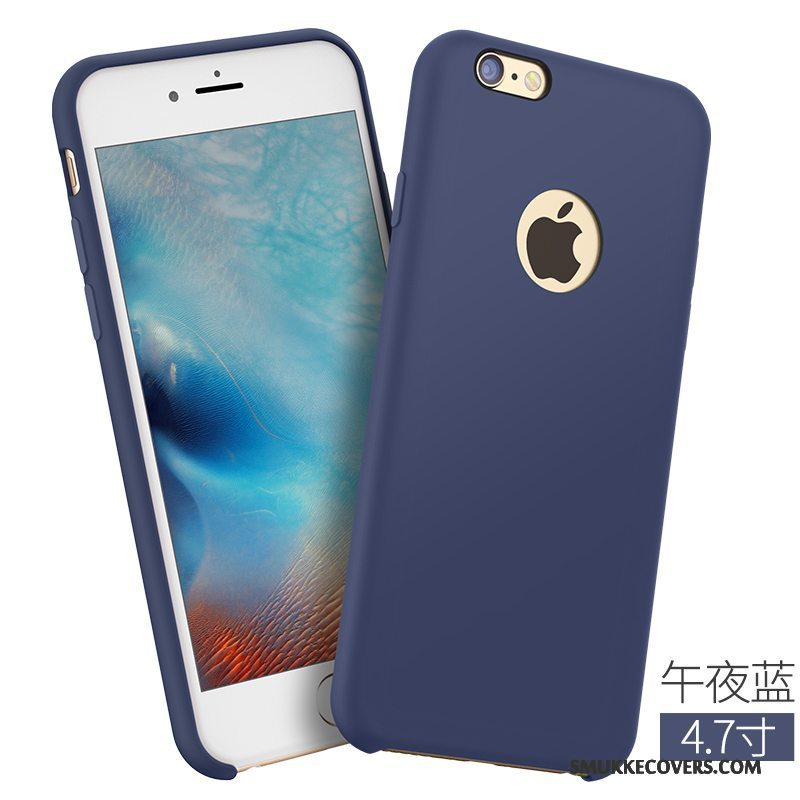 Etui iPhone 6/6s Tasker Telefonblå, Cover iPhone 6/6s Silikone Mønster Anti-fald