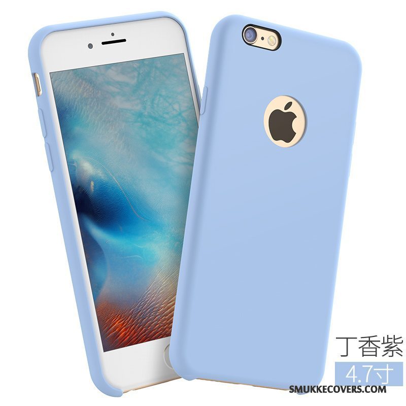 Etui iPhone 6/6s Tasker Telefonblå, Cover iPhone 6/6s Silikone Mønster Anti-fald