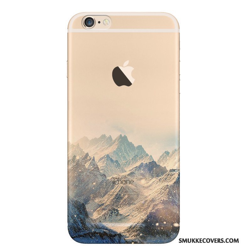 Etui iPhone 6/6s Tasker Trend Blå, Cover iPhone 6/6s Silikone Gennemsigtig Scenery