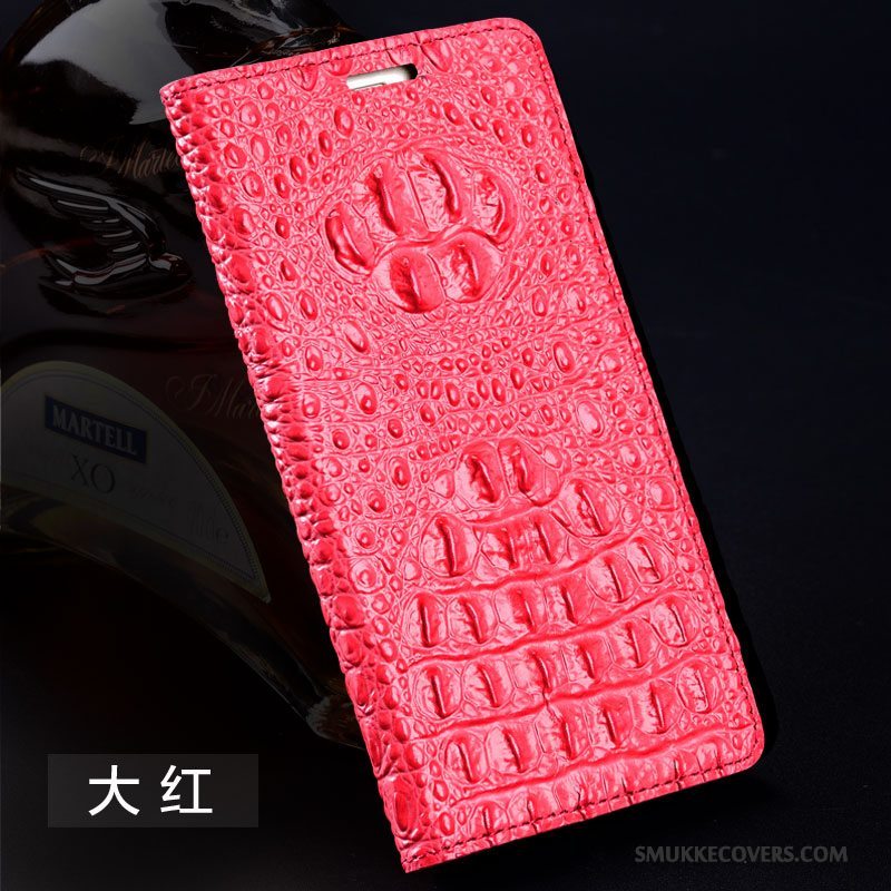 Etui iPhone 7 Beskyttelse Rød Telefon, Cover iPhone 7 Folio Anti-fald