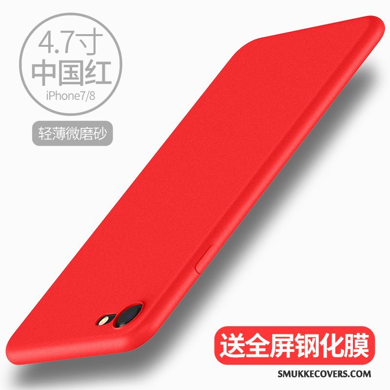 Etui iPhone 7 Blød Hvid Telefon, Cover iPhone 7 Silikone Ny Tynd