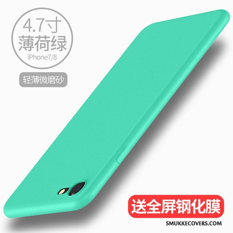 Etui iPhone 7 Blød Hvid Telefon, Cover iPhone 7 Silikone Ny Tynd