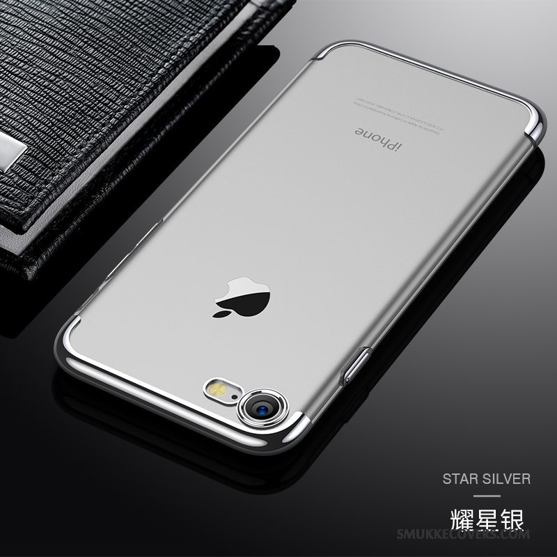 Etui iPhone 7 Blød Trend Lyserød, Cover iPhone 7 Silikone Gennemsigtig Tynd