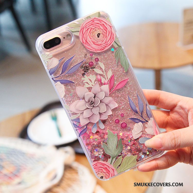 Etui iPhone 7 Farve Flydende Fugl, Cover iPhone 7 Blomster Telefon
