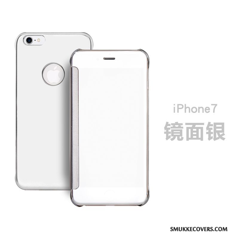 Etui iPhone 7 Folio Spejl Telefon, Cover iPhone 7 Beskyttelse Dragon