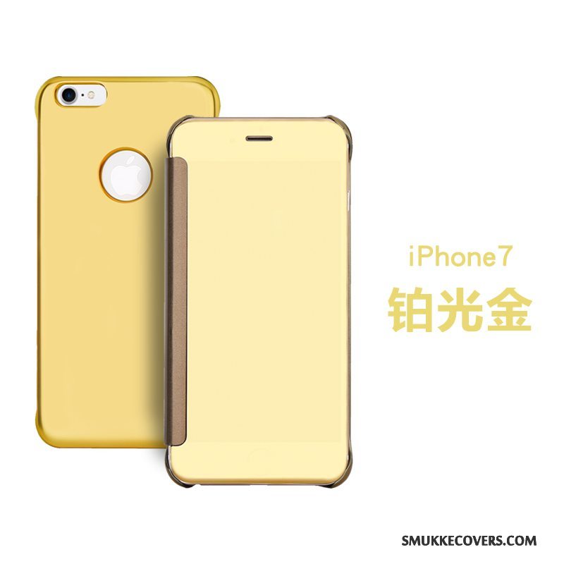 Etui iPhone 7 Folio Spejl Telefon, Cover iPhone 7 Beskyttelse Dragon