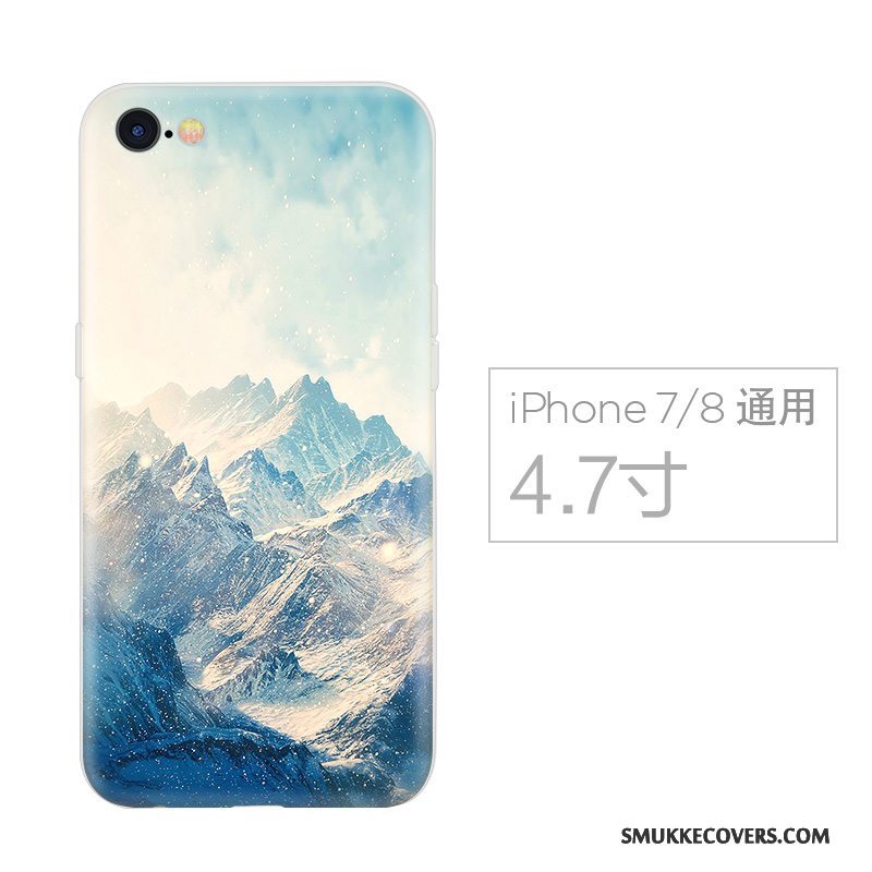 Etui iPhone 7 Kreativ Telefonaf Personlighed, Cover iPhone 7 Blød Trend Kinesisk Stil