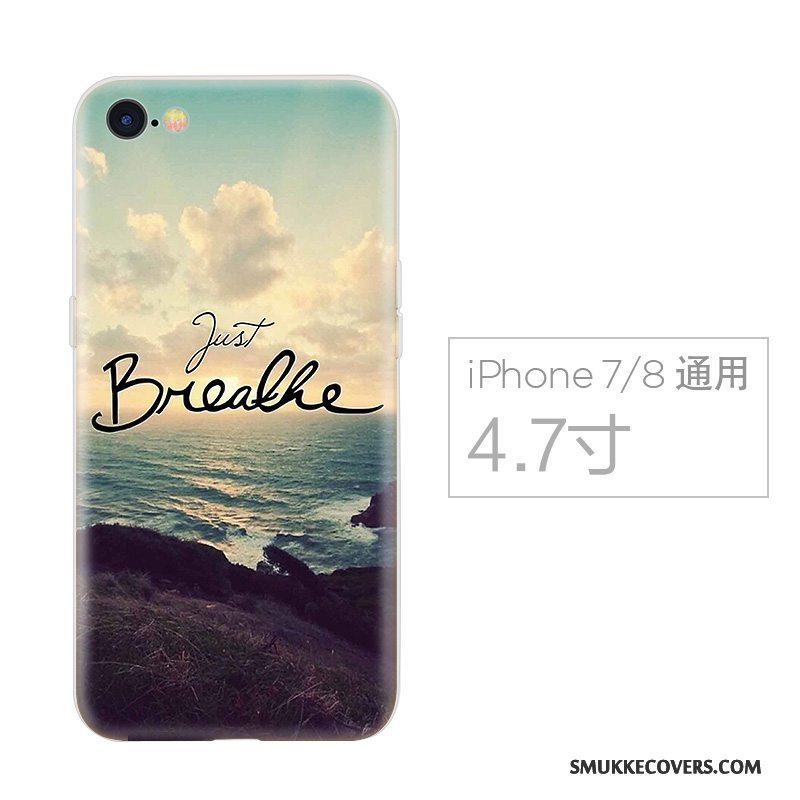 Etui iPhone 7 Kreativ Telefonaf Personlighed, Cover iPhone 7 Blød Trend Kinesisk Stil