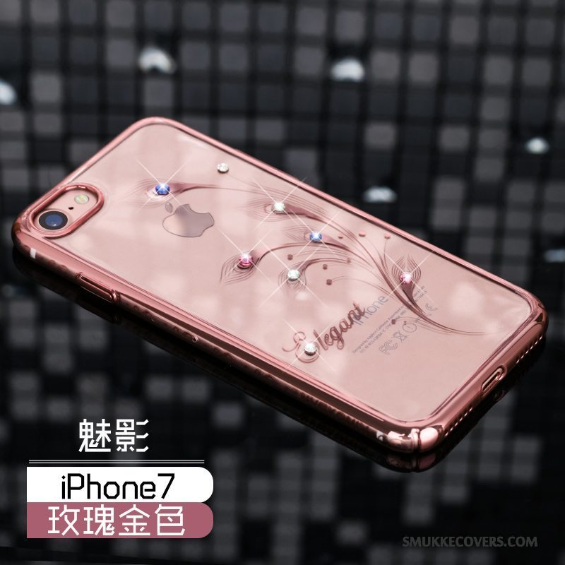 Etui iPhone 7 Luksus Anti-fald Guld, Cover iPhone 7 Tasker Ny Hård