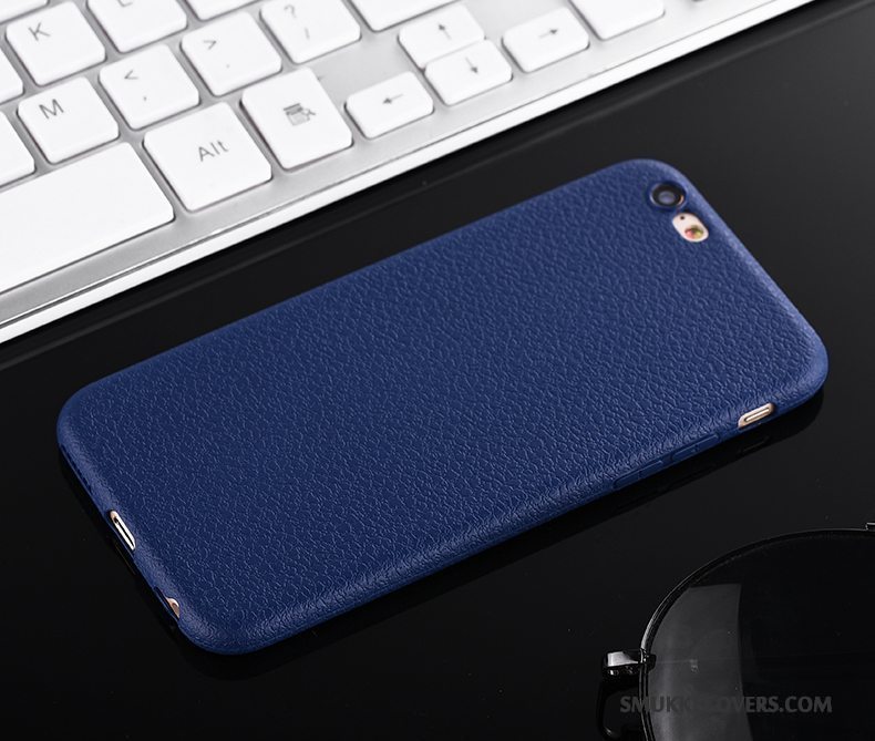 Etui iPhone 7 Læder Telefontynd, Cover iPhone 7 Blød Nubuck Mønster