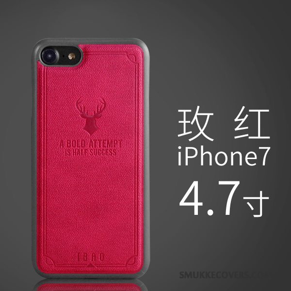 Etui iPhone 7 Læder Tynd Telefon, Cover iPhone 7 Tasker