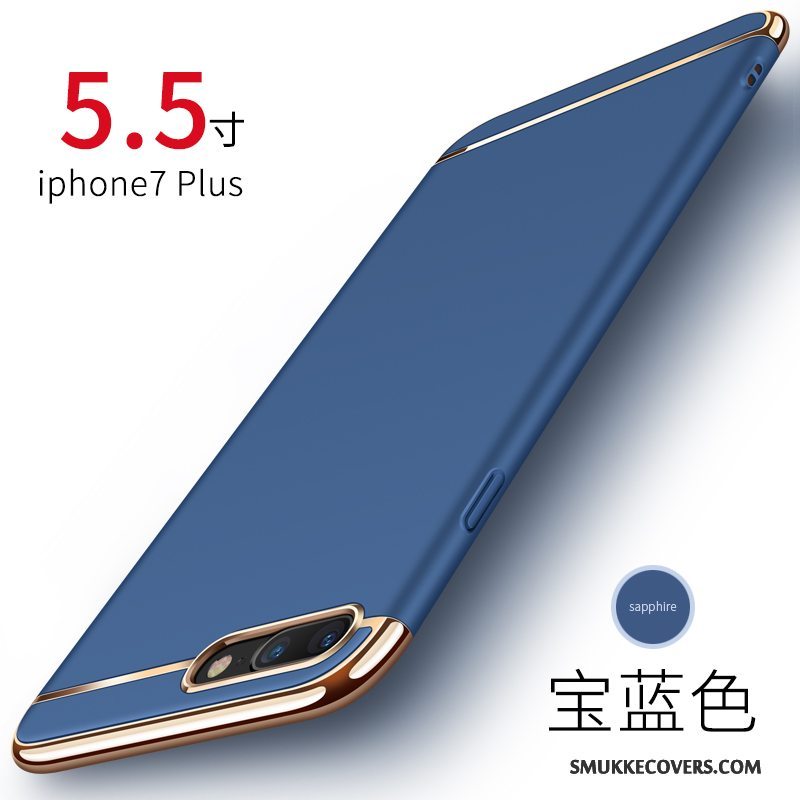 Etui iPhone 7 Plus Beskyttelse Rød Anti-fald, Cover iPhone 7 Plus Sort Telefon